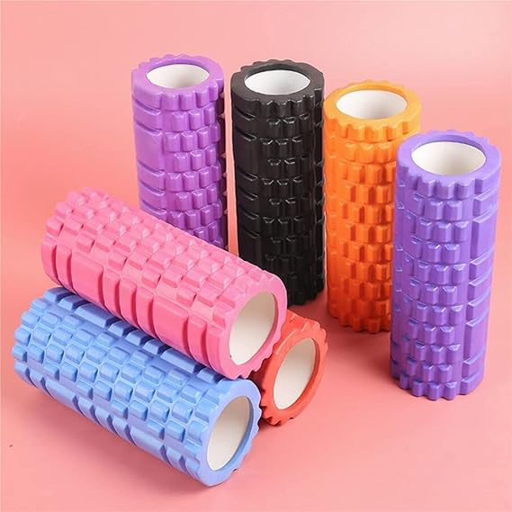 Deep Tissue Massage Foam Roller | Textured High-Density EVA for Muscle Recovery - Rayihni