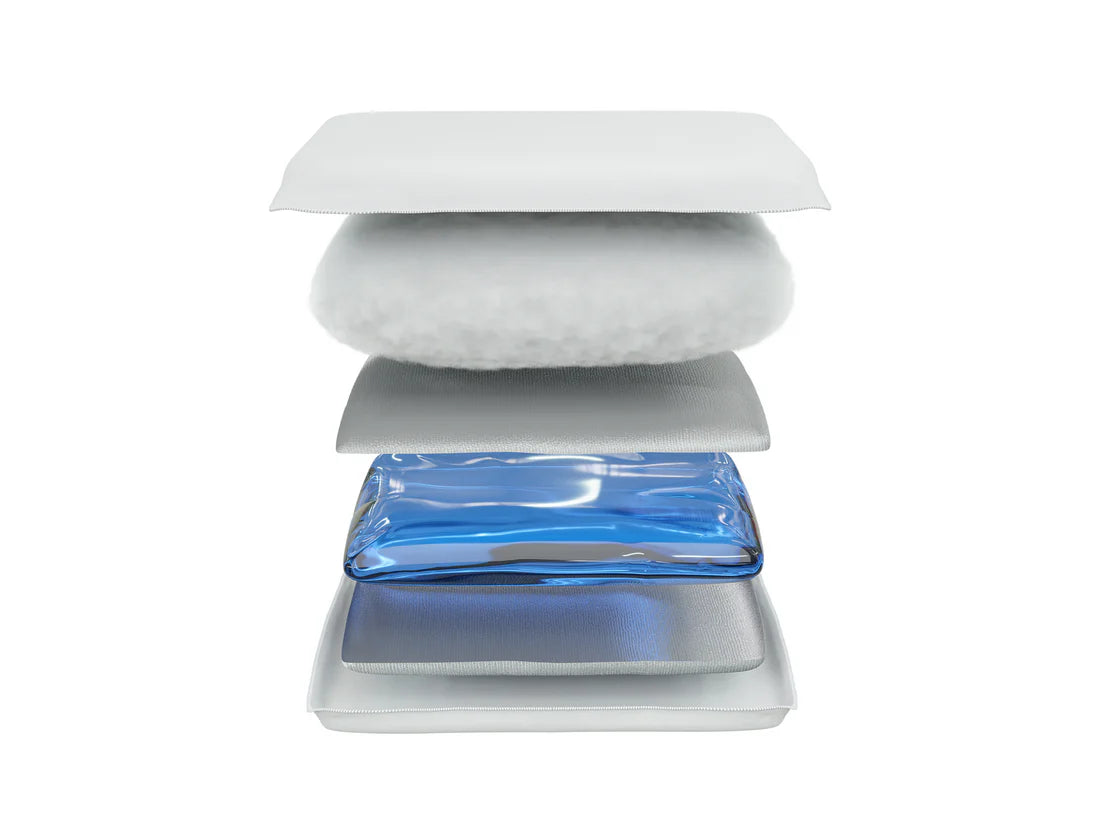 Mediflow Fiber Travel Water Pillow – Portable Adjustable Neck Support for Travel - Rayihni