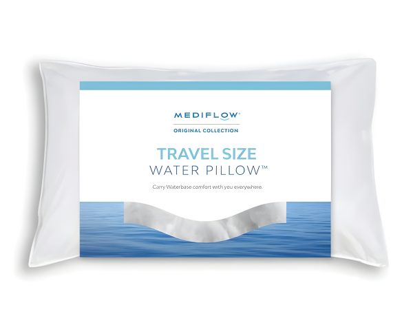 Mediflow Fiber Travel Water Pillow – Portable Adjustable Neck Support for Travel - Rayihni