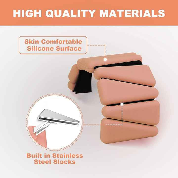 Rayihni Adjustable Ankle and Wrist Weights for Rehab - Rayihni