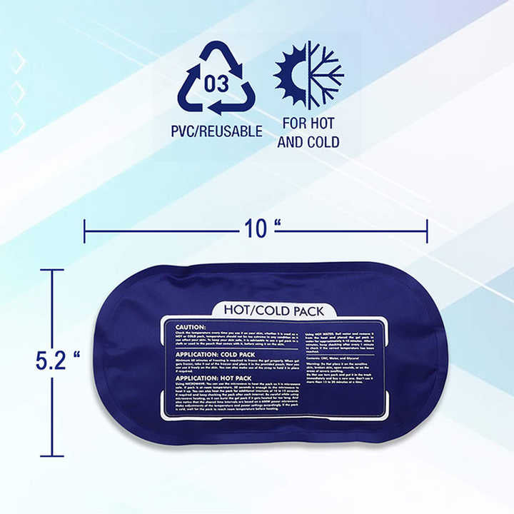 Reusable Hot & Cold Therapy Gel Wraps | Adjustable for Knee, Ankle, Shoulder & More - Rayihni