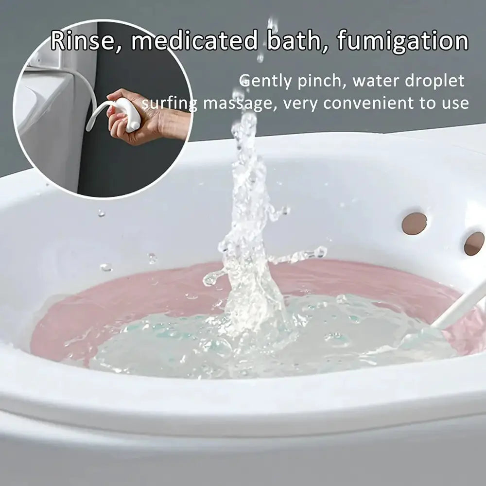 Foldable Sitz Bath Basin | Postpartum & Perineal Relief for Home & Travel - Rayihni