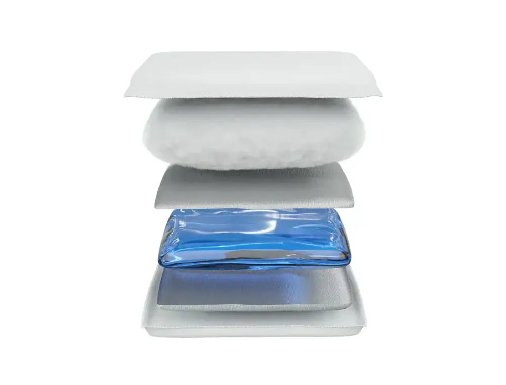 Mediflow Fiber Travel Water Pillow – Portable Adjustable Neck Support for Travel - Rayihni