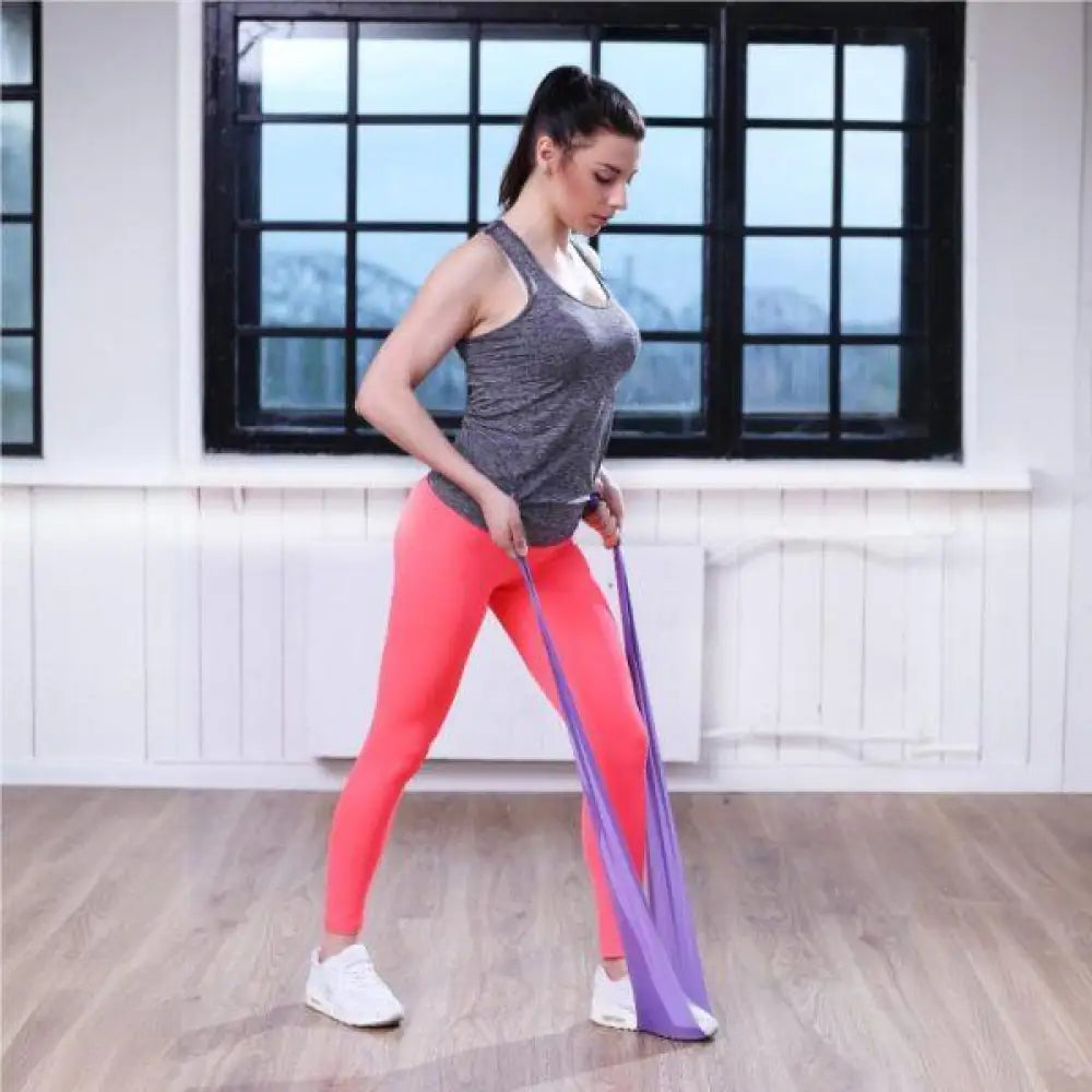 Large Natural Latex Resistance Band | Progressive Strength & Flexibility Training - Rayihni