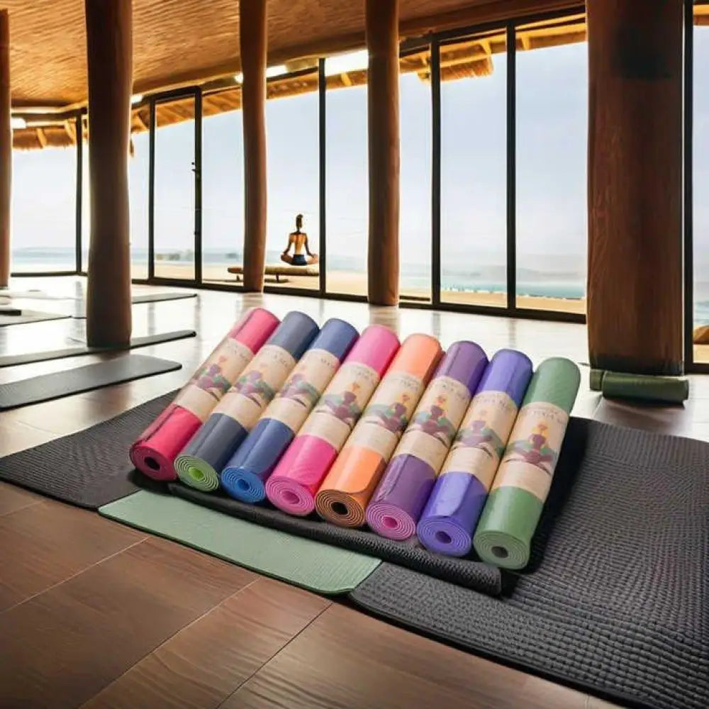 Non - Slip Yoga Mat | Extra Cushioning for Yoga, Pilates & Floor Workouts - Rayihni