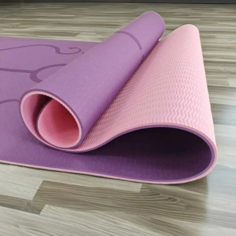 Non - Slip Yoga Mat | Extra Cushioning for Yoga, Pilates & Floor Workouts - Rayihni