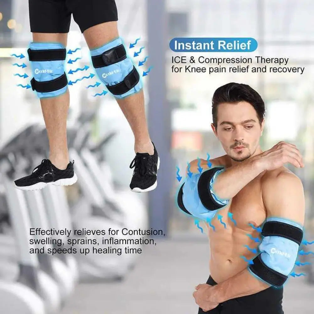 Rayihni Knee Compression Cold Pack for Pain Relief - Rayihni